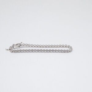 CC Skye Cubic Zirconia Crystal Diamond Jewel Round 925 Sterling Silver Bracelet